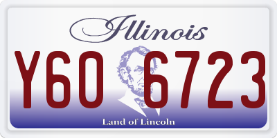 IL license plate Y606723