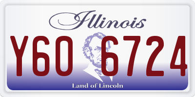 IL license plate Y606724