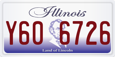 IL license plate Y606726