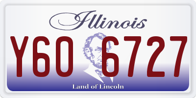 IL license plate Y606727