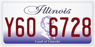 IL license plate Y606728