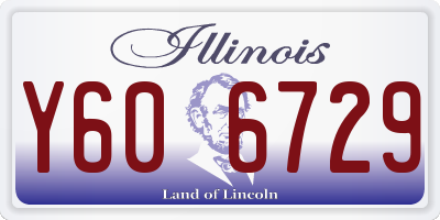 IL license plate Y606729