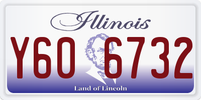 IL license plate Y606732