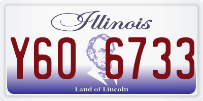 IL license plate Y606733