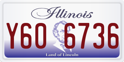 IL license plate Y606736