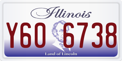 IL license plate Y606738