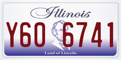 IL license plate Y606741
