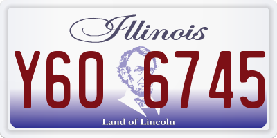 IL license plate Y606745