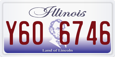 IL license plate Y606746
