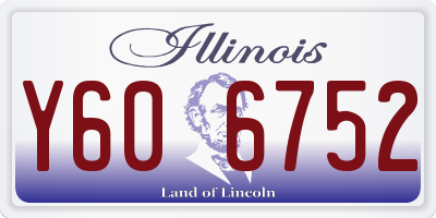 IL license plate Y606752