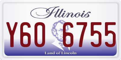 IL license plate Y606755