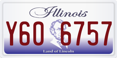 IL license plate Y606757