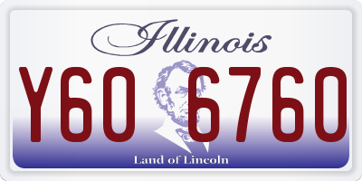 IL license plate Y606760