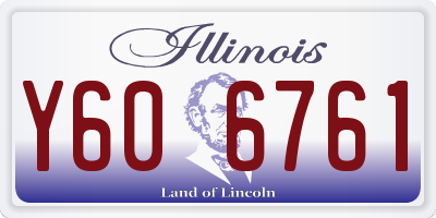 IL license plate Y606761
