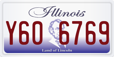 IL license plate Y606769
