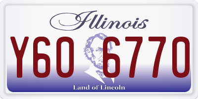 IL license plate Y606770