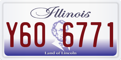 IL license plate Y606771