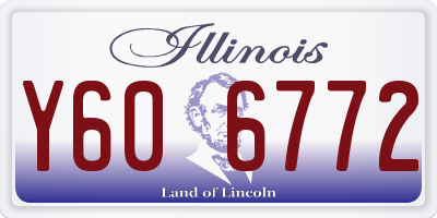 IL license plate Y606772