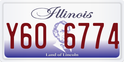 IL license plate Y606774