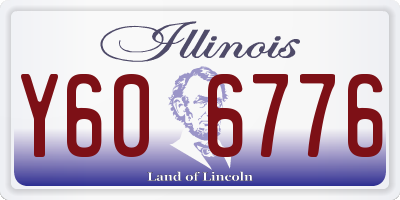 IL license plate Y606776