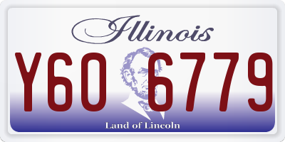 IL license plate Y606779