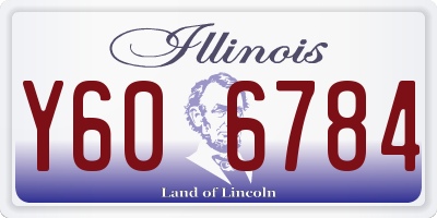 IL license plate Y606784