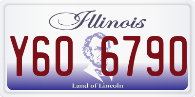 IL license plate Y606790