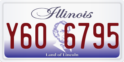 IL license plate Y606795