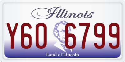 IL license plate Y606799