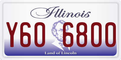 IL license plate Y606800