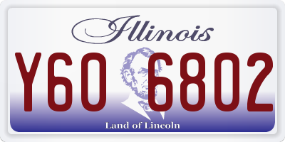 IL license plate Y606802