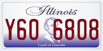 IL license plate Y606808