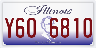 IL license plate Y606810