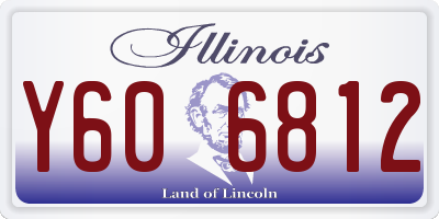 IL license plate Y606812