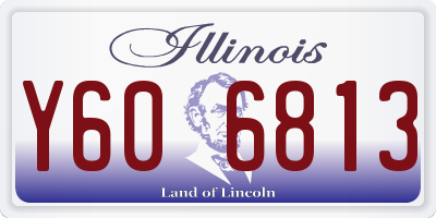 IL license plate Y606813