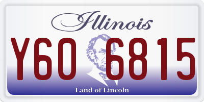 IL license plate Y606815