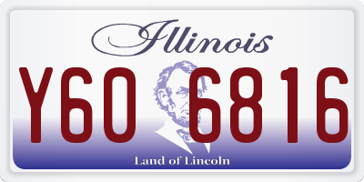 IL license plate Y606816