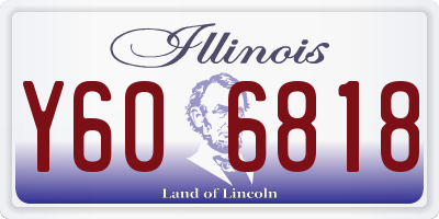 IL license plate Y606818