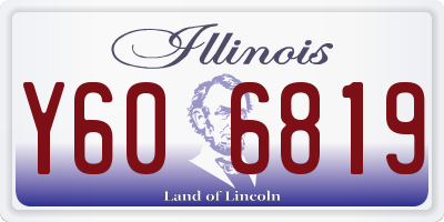 IL license plate Y606819