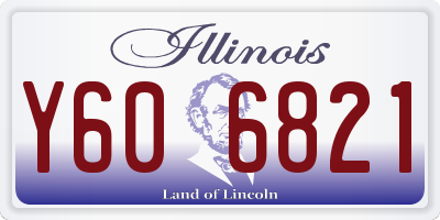 IL license plate Y606821