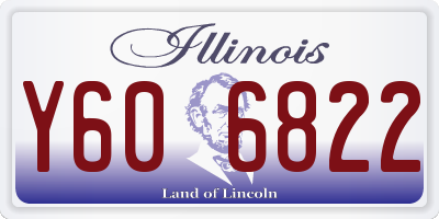 IL license plate Y606822