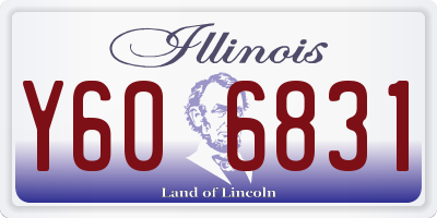 IL license plate Y606831