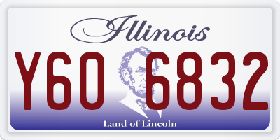 IL license plate Y606832