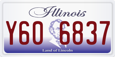 IL license plate Y606837