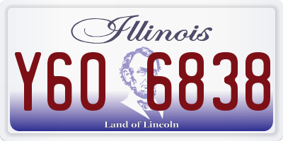 IL license plate Y606838