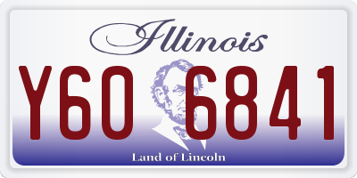 IL license plate Y606841