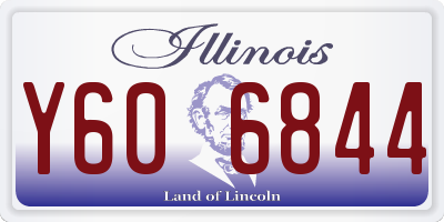IL license plate Y606844