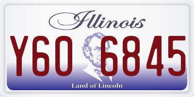 IL license plate Y606845