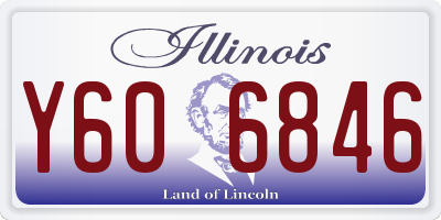 IL license plate Y606846