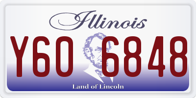 IL license plate Y606848